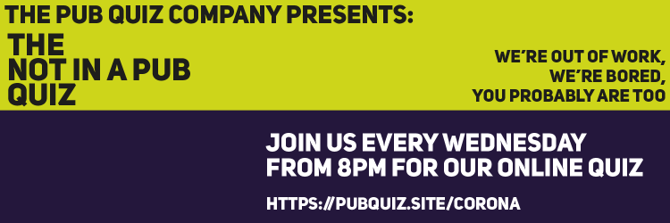 The Pub Quiz Company: Not in a pub quiz